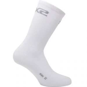 CALZINI SIXS CORTA SHORT LOGO BIANCO CARBON