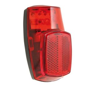 FANALE MVTEK POSTERIORE A BATTERIA CON 3 LED ROSSI
