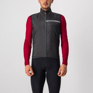 GILET CASTELLI SQUADRA STRECH LIGHT BLACK/DARK GRAY