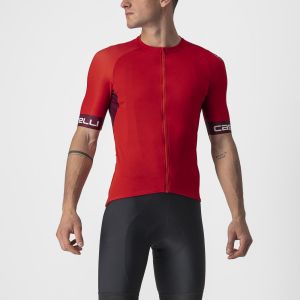 MAGLIA CASTELLI M/C ENTRATA VI RED/BORDEAUX-IVORY