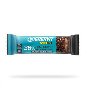 BARRETTA ENERVIT 36% PROTEIN BAR CRUNCHY DOUBLE CHOCO 55gr