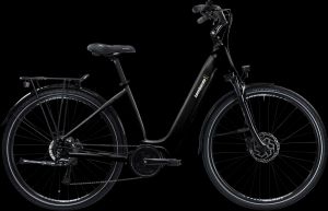 BICICLETTA LOMBARDO 28 MARATEA AGEVOLE PLUS NERO OSSIDIANA BIANCO MONROE OPACO