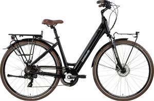 BICICLETTA LOMBARDO 28 TRASTEVERE AGEVOLE NERO OSSIDANIA/GRIGIO TOMAIA OPACO