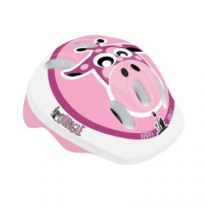 CASCO MVTEK BIMBA HAPPY JUNGLE VIOLETTA ROSA TAGLIA XS 44-8cm