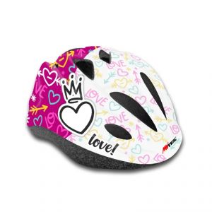 CASCO MVTEK JUNIOR LOVE FUCSIA TAGLIA UNICA 52-56cm