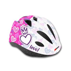 CASCO MVTEK JUNIOR LOVE ROSA TAGLIA UNICA 52-56cm