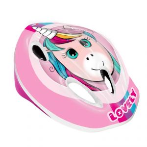 CASCO MVTEK JUNIOR UNICORNO ROSA TAGLIA S 48-52cm