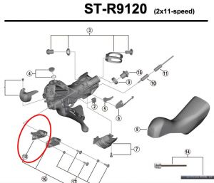 DIAFRAMMA SHIMANO R (dx) ST-R9120