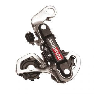 CAMBIO SHIMANO MTB TY21 3x6/7V GABBIA CORTA NERO+ FORCELLINO INTEGRATO SFUSO