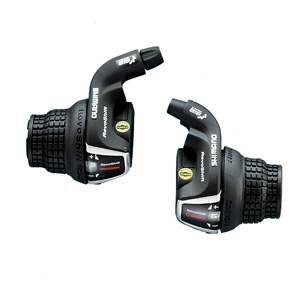 COMANDI CAMBIO SHIMANO REVO 3x7V SL-RS35 TOURNEY + GUAINE TOURNEY RS35