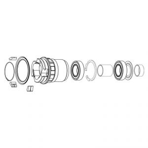 CORPO RUOTA LIBERA CAMPAGNOLO XDR 9-12V ø 33mm FH-XDRA33