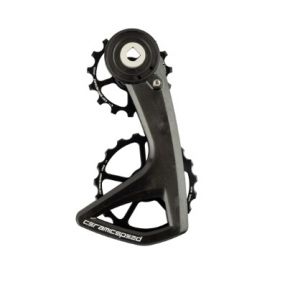 GABBIA CAMBIO E PULEGGE CERAMICSPEED OSPW RS 5 SPOKE CARBONIO NERO RED FORCE AXS 12V
