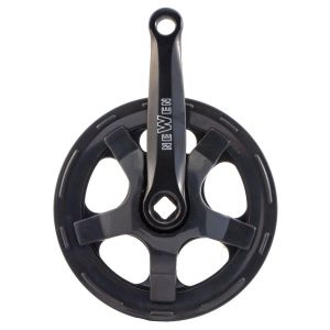 GUARNITURA EASY MTB 16 36D 127mm NERO