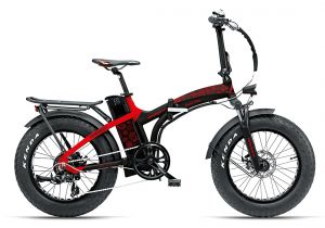 BICI ELETTRICA ARMONY ASSO 1 NERO-ROSSO