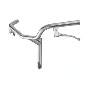 MANUBRIO EASY OLANDA ACCIAIO 600mm ARGENTO