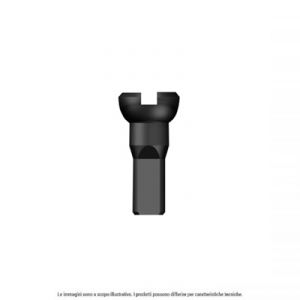 NIPPLES SAPIM POLYAX IN OTTONE 12mm NERO