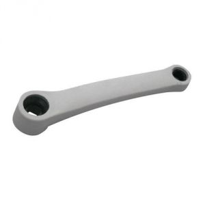 PEDIVELLA MVTEK SINISTRA 170mm GRIGIO ACCIAIO RIVESTITO NYLON