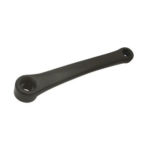 PEDIVELLA MVTEK SINISTRA 170mm NERO IN ACCIAIO RIVESTITO NYLON