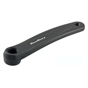 PEDIVELLA SUNRACE SINISTRA ALLUMINIO M50 PERNO QUADRO 170mm NERO