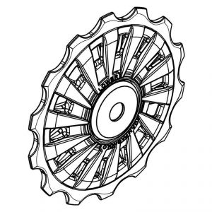 ROTELLINE CAMPAGNOLO CAMBIO EKAR 13 V