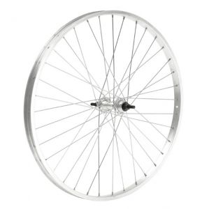 RUOTA POSTERIORE MVTEK 26x1.75 MOZZO IN ACCIAIO SU SFERE CON DATO 6-7V