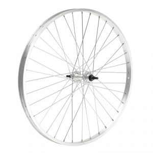 RUOTA POSTERIORE MVTEK 28x1 5/8 MOZZO ACCIAIO SFERE CON DADO 6-7V