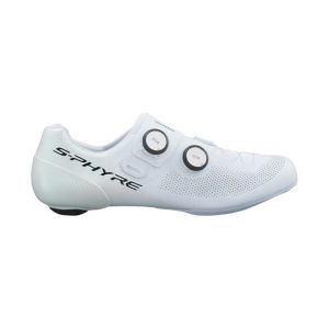 SCARPE SHIMANO S-PHYRE SH-RC903 PIANTA LARGA WIDE BIANCO