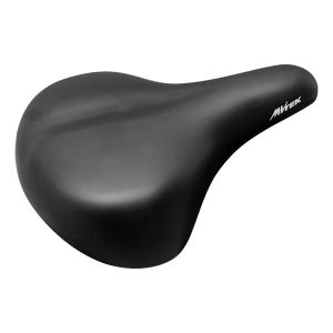 SELLA MVTEK CITY BIKE 28 265mm x 210mm CON MORSETTO E IMBOTTITURA SOFT NERO