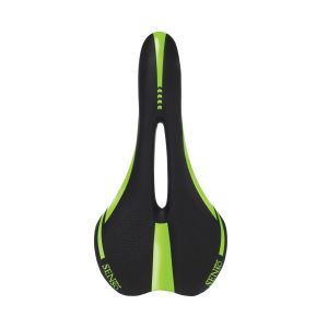 SELLA VELO SPORT NERO VERDE FLUO