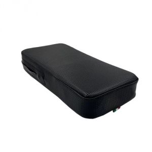 CUSCINO IMBOTTITO MVTEK PER PORTAPACCHI CON STRAP IN VELCRO NERO 130x290mm
