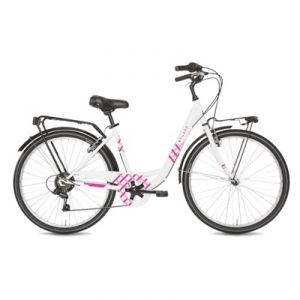 BICI MYLAND 24 VICOLO 24.2 BIANCO-ROSA 6V