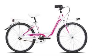BICICLETTA BRERA 26 BRIO LOVE BIANCO-CICLAMINO