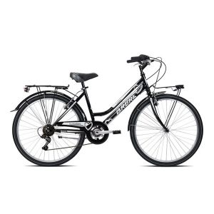 BICICLETTA BRERA 26 GRACE 7V NERO BIANCO