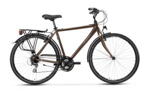BICICLETTA LOMBARDO 28 TARANTO 400 MARRONE GRIGIO 43CM