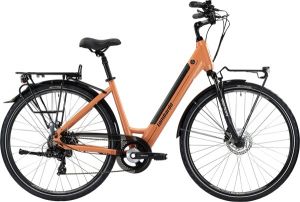 BICICLETTA LOMBARDO 28 TRASTEVERE AGEVOLE ROSSO FONETICO NERO