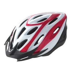 CASCO WAG RIDER BIANCO ROSSO