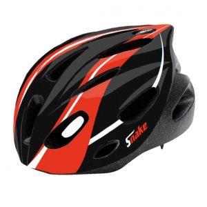 CASCO MVTEK JUNIOR SNAKE II NERO-ROSSO