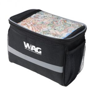 BORSA MANUBRIO WAG PORTAMAPPA MINI NERO