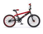 BICICLETTA MBM 20 INSTINCT BMX 2025 ACCIAIO NERO ROSSO