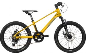 BICICLETTA LOMBARDO 20 BRERA 7V GIALLO-NERO-GRIGIO