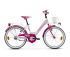 BICICLETTA LOMBARDO 20 DONNA MARIPOSA 1V BIANCA-FUCHSIA GLOSSY 33