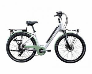 BICICLETTA LOMBARDO 26 TRASTEVERE AGEVOLE WHITE/GREEN MATT 44