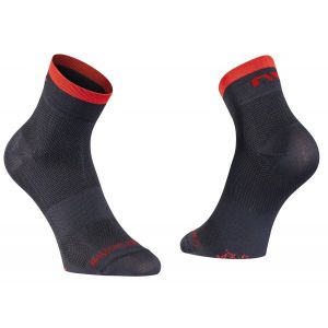 CALZINI NORTHWAVE ORIGIN 22 NERO-ROSSO