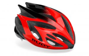 CASCO RUDY PROJECT RUSH ROSSO-NERO SHINY