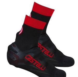 COPRISCARPE CASTELLI BELGIAN NERO/ROSSO