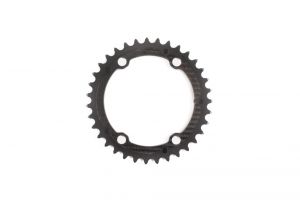 CARBON-TI ROUND CHAINRING X-CARBORING X-AXS 110BCD 4H (INTERNAL)