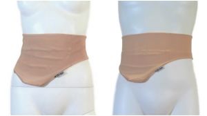 Ostomy Bag Holder Belt: Beige
