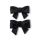 Bow tie arm bands (RD BK)