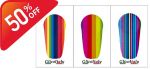 Tris Adhesive Cover G6®: Rainbow