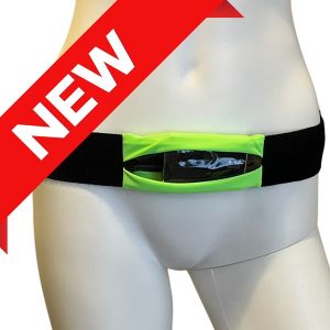 Pouch with window: Fluo green
